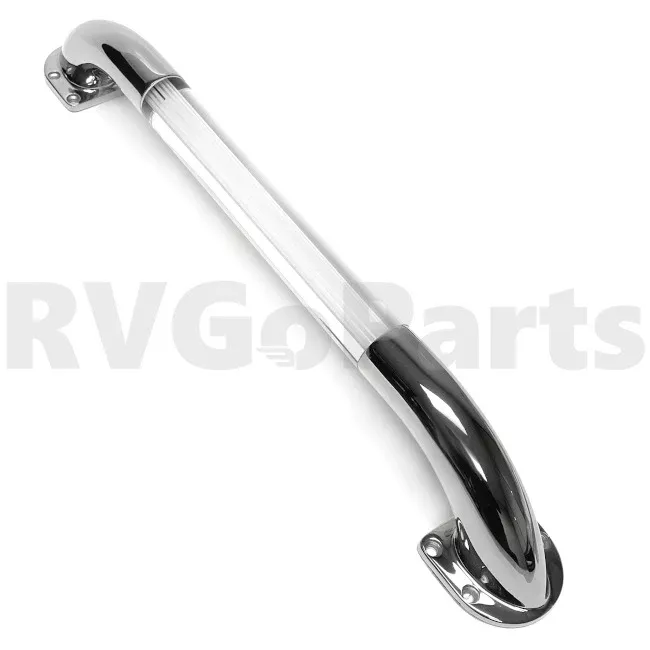 RV Assist Handle 18" Non-Lighted with Chrome Ends 165309-01-01A