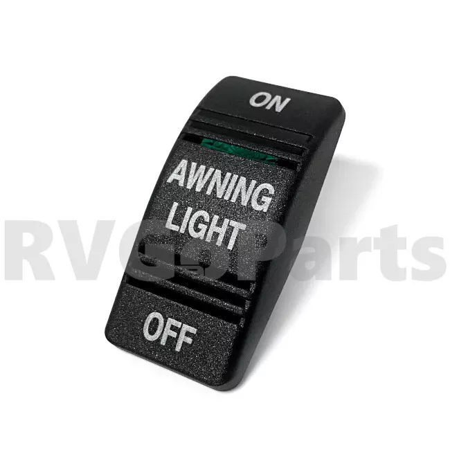 RV Awning Light Switch Cover w/ Light 108356-28-01A