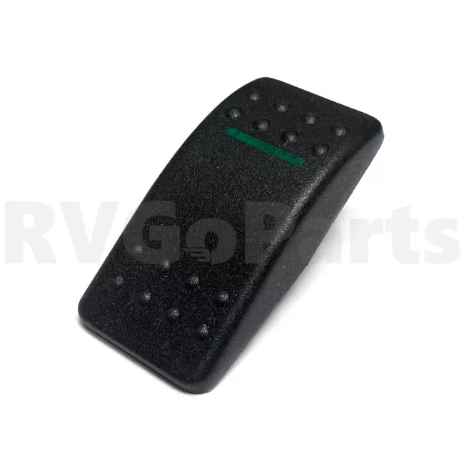 RV Black Switch Cover with Dimples & Light 108356-04-01A