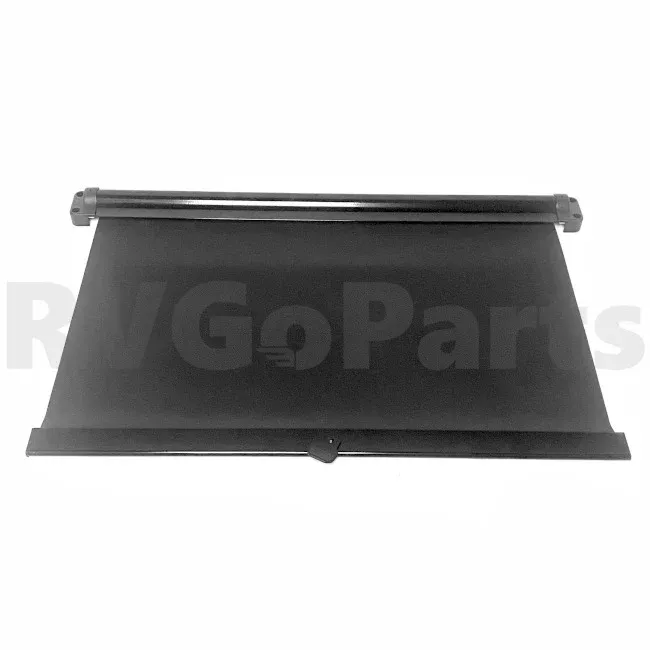 RV Black Window Pull-Down Shade 27" x 39.5" 144628-06-02A