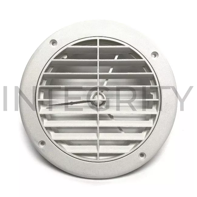 RV Ceiling Vent 7" Round White, 1 1/8" Insert (to fit Newmar 90931)