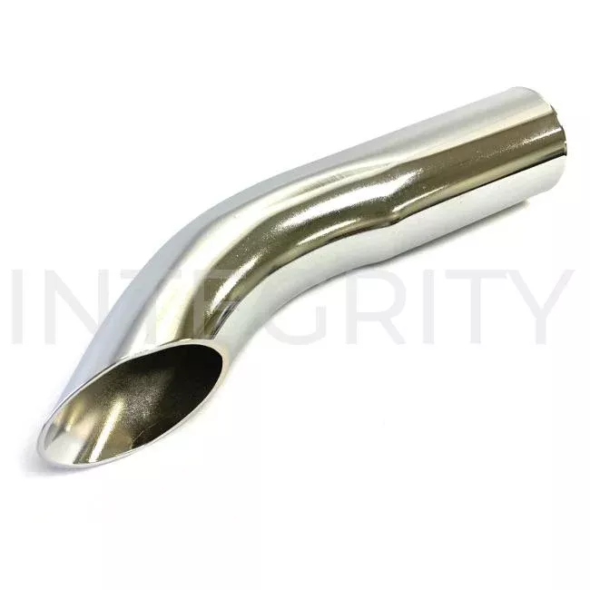 RV Chrome Generator Turndown Exhaust Tail Pipe (to fit Newmar 72202P)