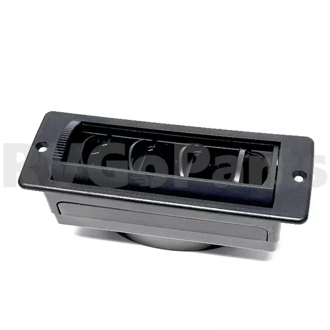 RV Dash Vent/Louver in Black 135803-05-01A