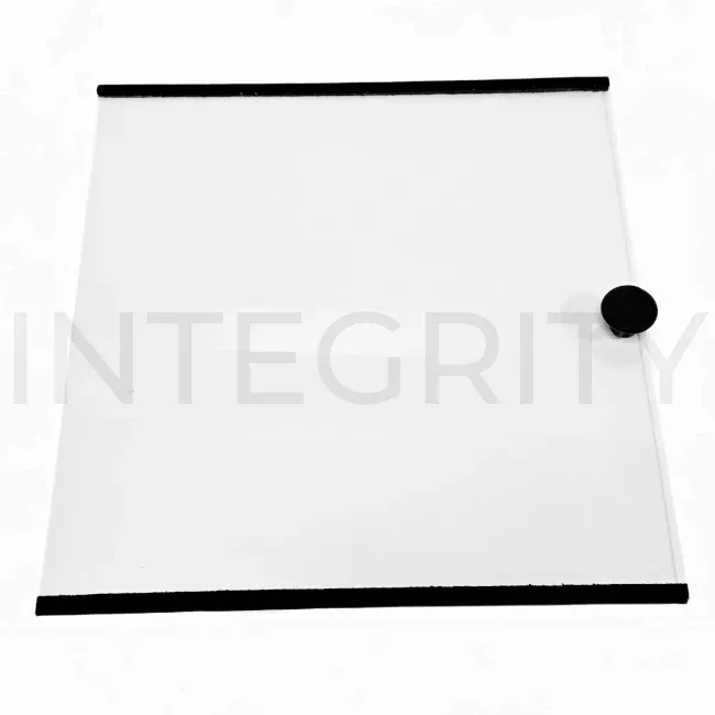 RV Door Slider Panel Clear Acrylic (to fit Newmar 015843)