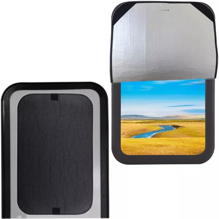 RV Door Window Shade Blackout Privacy Cover 16x25 Inch | Safoner