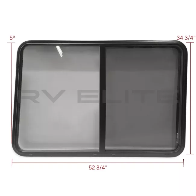 RV Driver Side Sliding Window 52 3/4" x 34 3/4"
