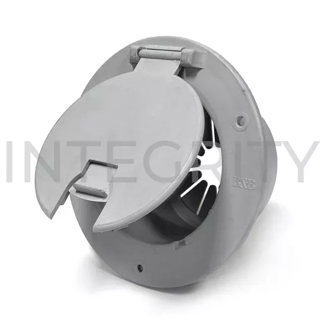 RV Electric Cord Hatch Door Gray (to fit Newmar 21268)