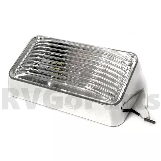 RV Entry Door Porch Light Chrome 097917-01-08A