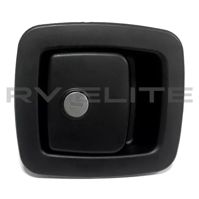 RV Exterior Door Lock Black / Baggage Door Handle TM2001, No Plunger