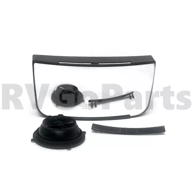 RV Heated Lower Convex Mirror 8" x 4" Full Kit 106015-12-703