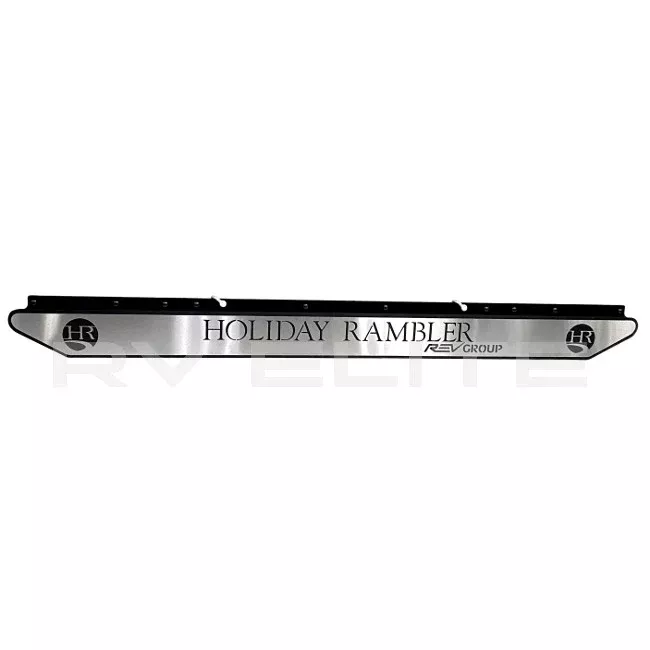 RV Holiday Rambler Rockguard Brushed Finish