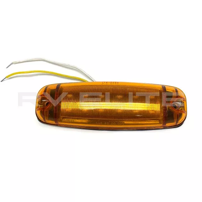 RV LED Amber Clearance Marker Light 5-7/8" x 2" 10113119