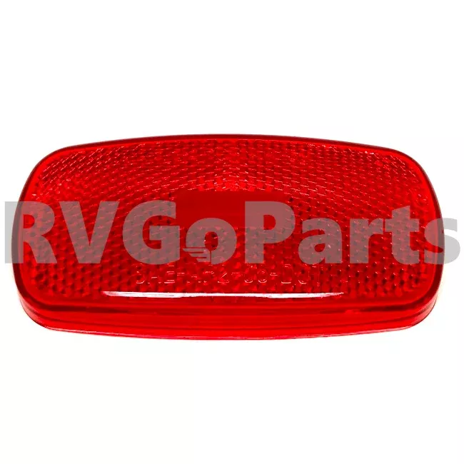 RV Light Replacement Lens Red 133055-01-000