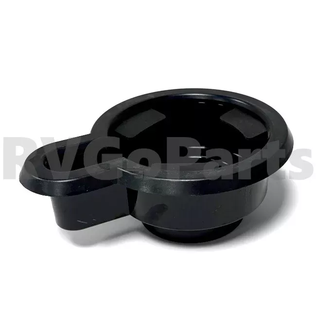 RV Plastic Cup Holder Black 2-Tier 133831-01-01A