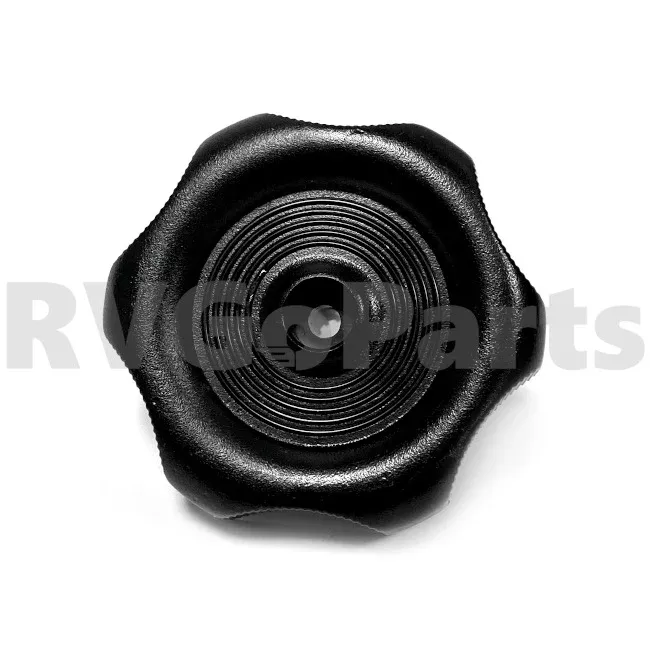RV Plastic Turn Knob Black 075901-01-702