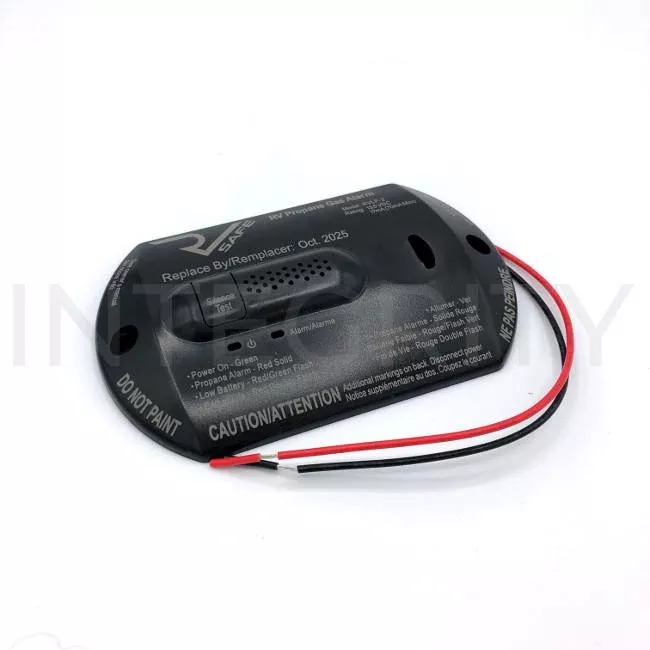 RV Propane Detector 12V Black (to fit Newmar 152865)