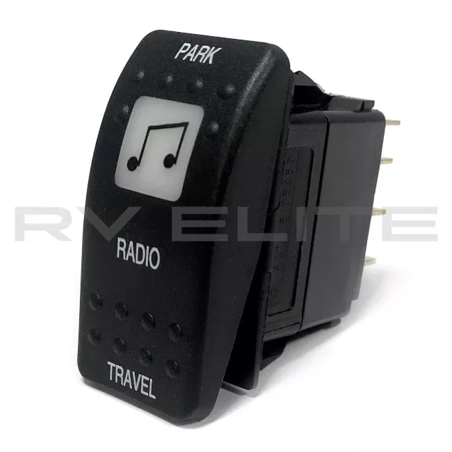RV Radio On/Off Switch 5-Prong 12V