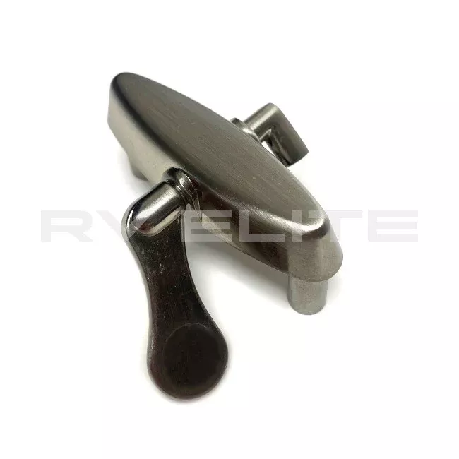 RV Satin Nickel Travel Latch for Wardrobe Door