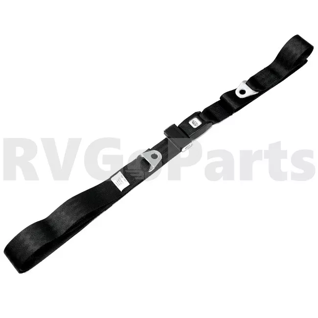 RV Seat Belt Assembly 102" Black 160167-01-01A