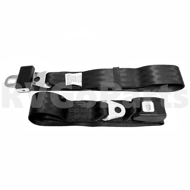 RV Seat Belt Assembly 90" Black 160167-02-01A