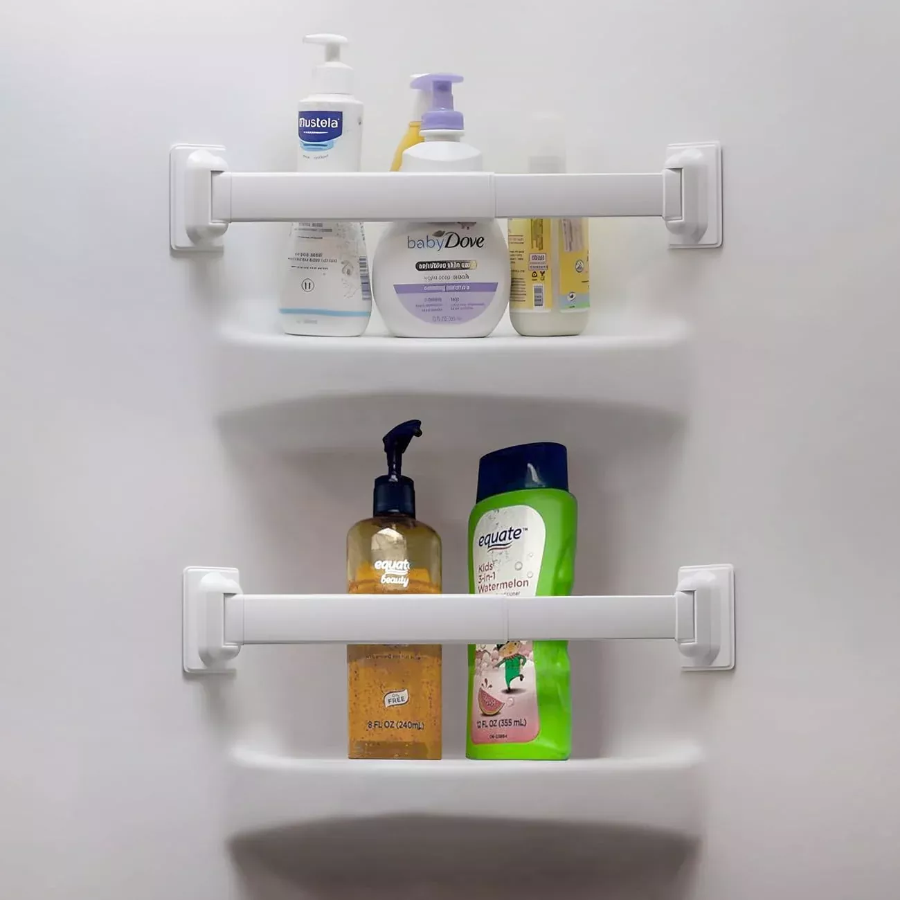 RV Shower Caddy Corner Storage Rustproof Aluminum Bar | Safoner