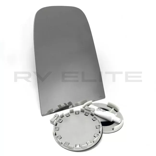 RV Upper Mirror Heated Flat Glass Kit 11 5/16" x 8 5/16" Ramco