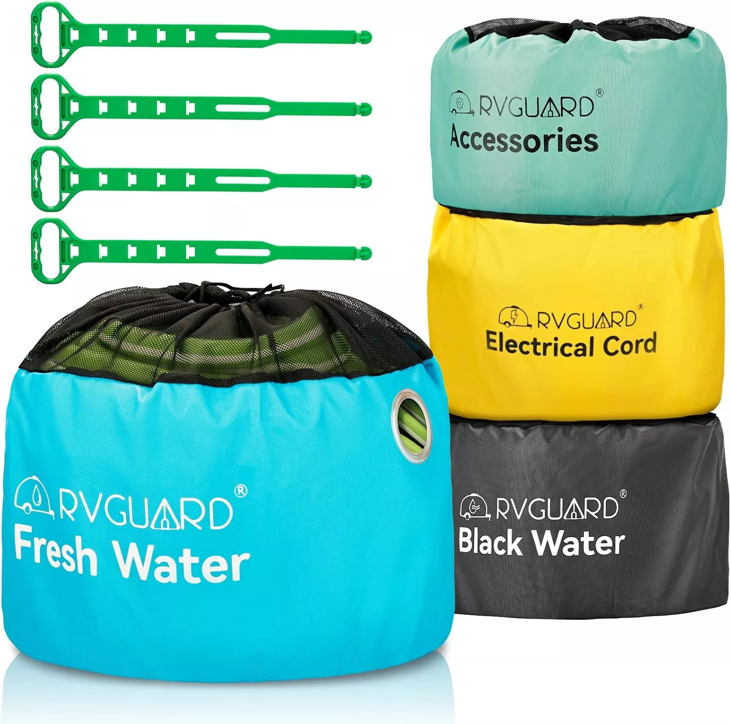 RV Waterproof Storage Bags 4 Pack