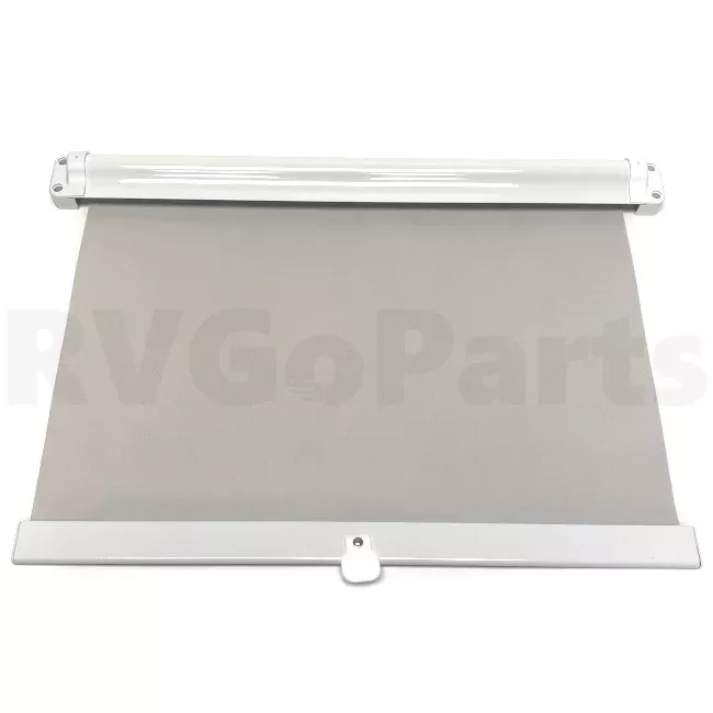 RV White/Beige Window Pull-Down Shade 23" X 33" 144628-03-01A