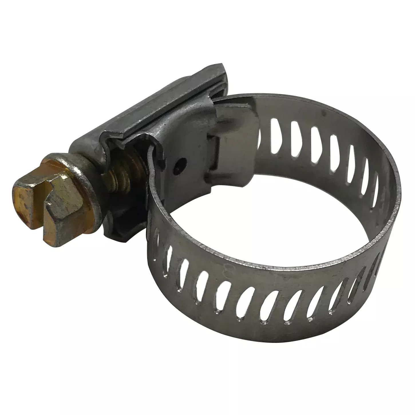 SAE #8 Stainless Steel Worm Gear Hose Clamp - 1/2" to 29/32" - 1/2" Band - 10 or 100 Pack - Made in USA