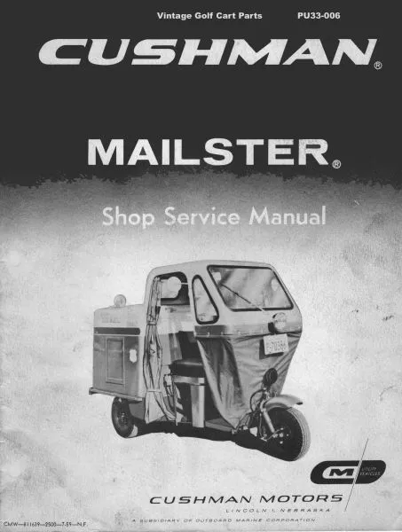 Service Manual, Gas, '57-'59