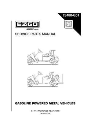 Service Manual, Gas, '97-'99 Medalist