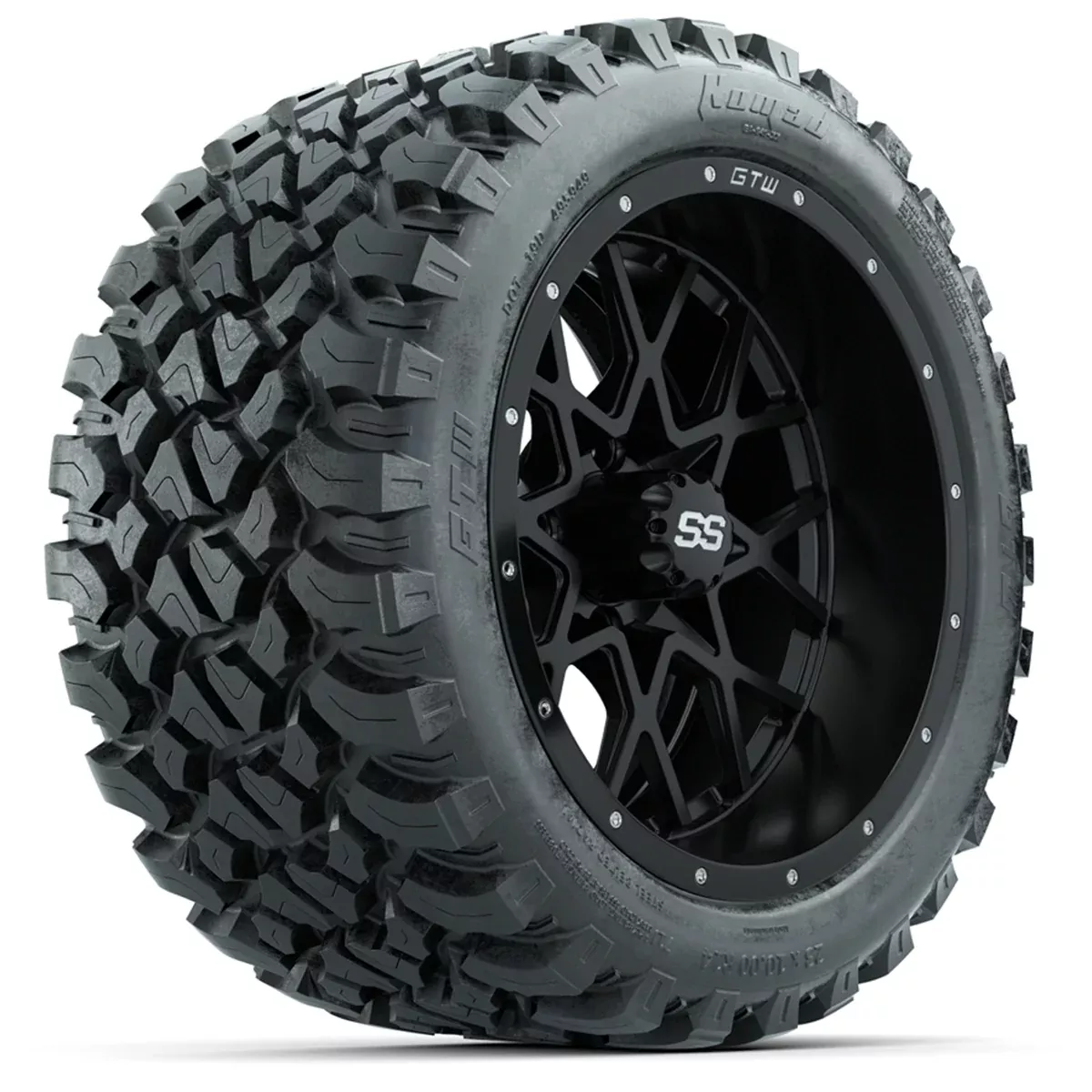 Set of (4) 14" GTW Vortex Wheels with 23x10-14 GTW Nomad All-Terrain Tires