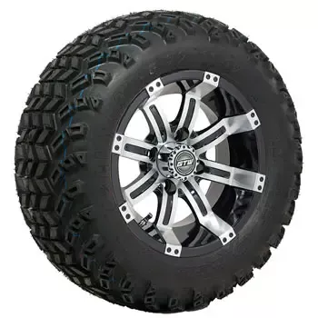 Set of 4 GTW Tempest Wheels with All-Terrain Tires – 12 Inch