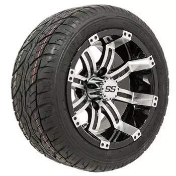 Set of 4 GTW Tempest Wheels with Duro Lo-Pro Street Tires – 12 Inch