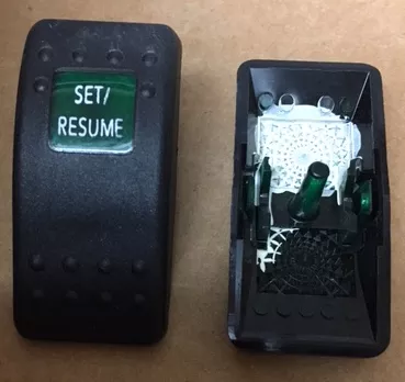 “Set/Resume” Switch Faceplate Contura II