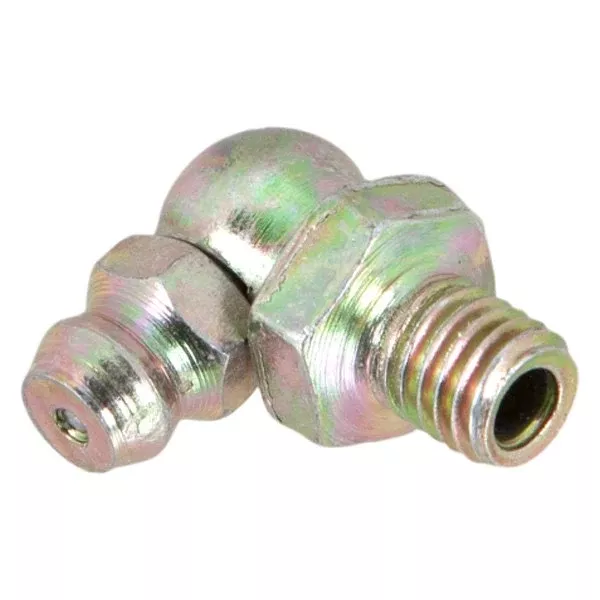 Short 90 Degree Grease Fitting - 1/4" x -28 SAE - 10 Pack