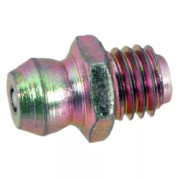 Short Straight Grease Fitting - 1/4" x -28 SAE - 10 Pack