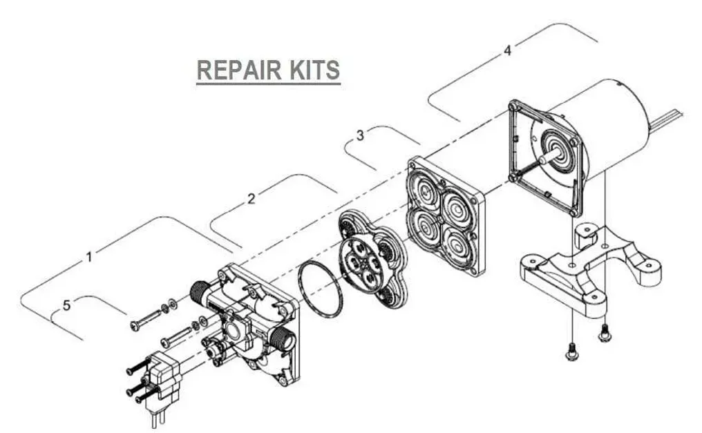 Shurflo OEM Revolution RV Fresh Water Pump Drive Assembly 94-800-02