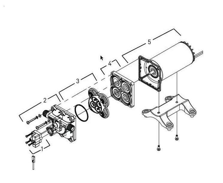 Shurflo OEM RV Fresh Water Pump Valve Assembly 94-800-01