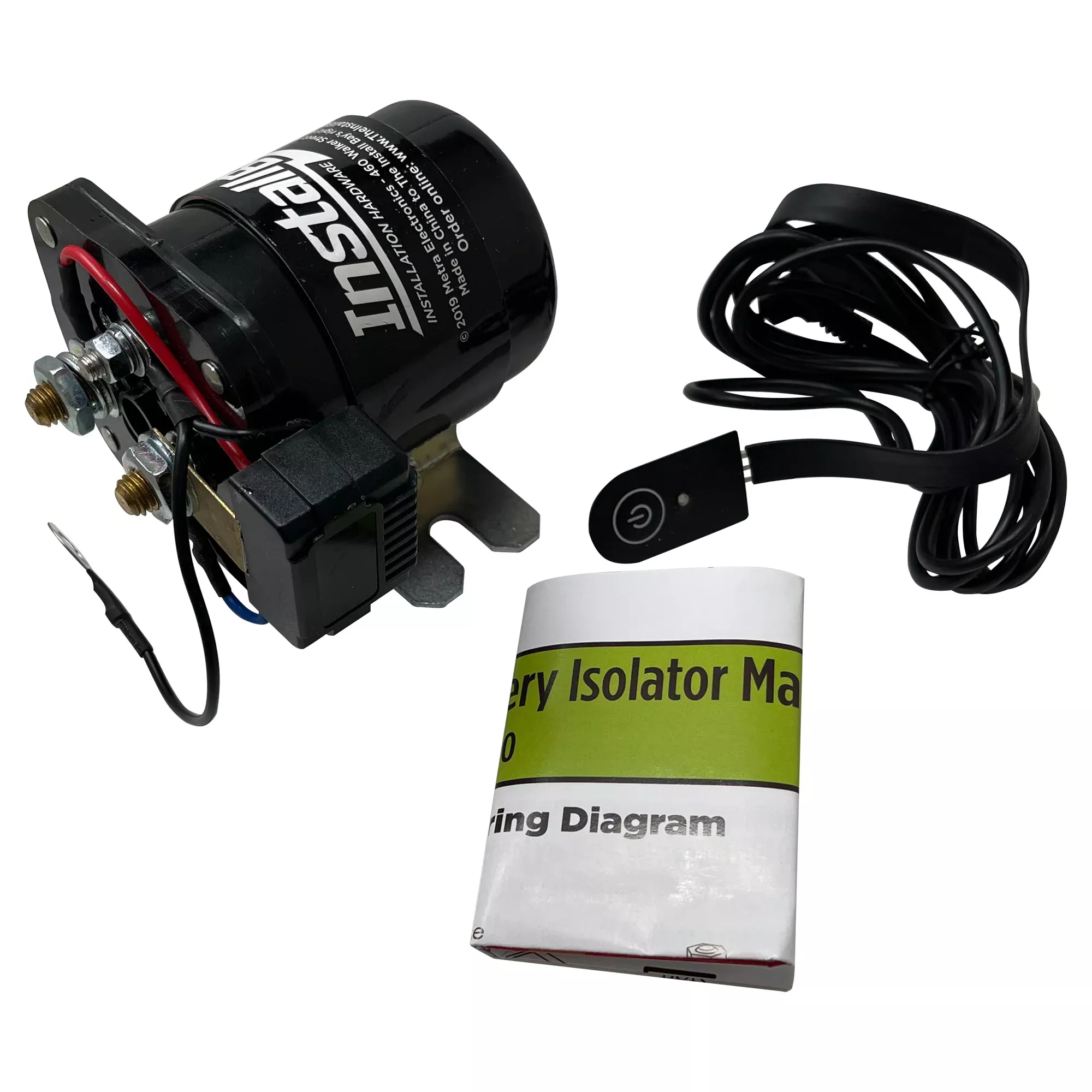Smart Battery Isolator Relay - 200 Amp Heavy-Duty Dual Battery Voltage-Sensing Solenoid