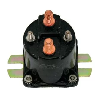 Solenoid Ametek 24V 100A Normally Open Continuous Duty Plastic F180 Mount