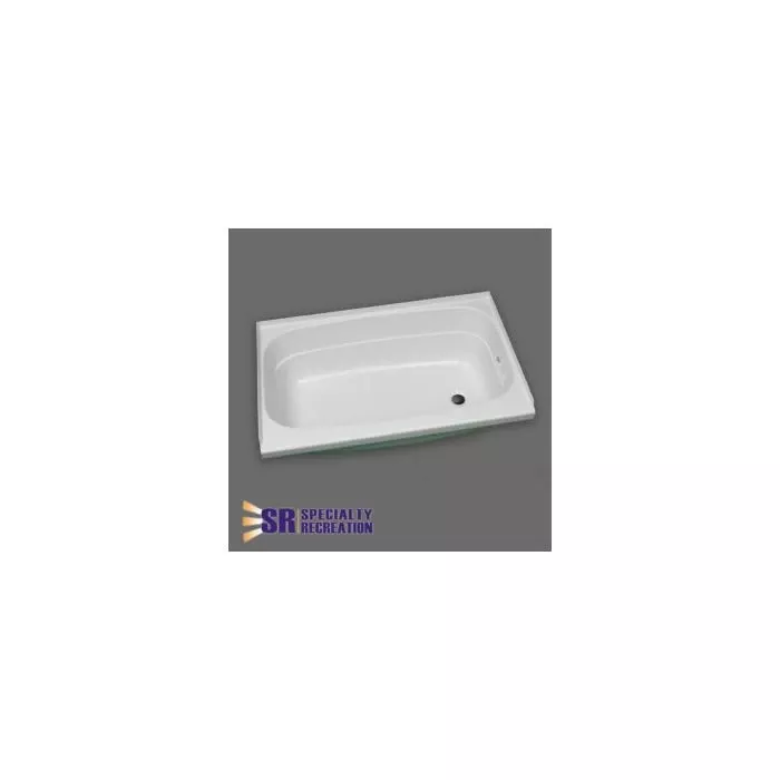 Specialty Recreation 24″ X 36″ Right Hand Drain White Bathtub