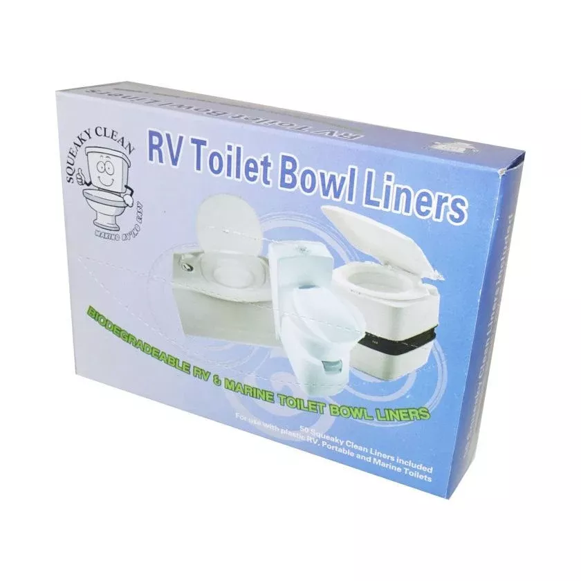 Squeaky Clean RV Toilet Bowl Liners