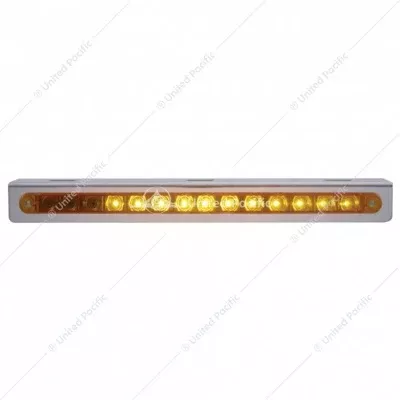 Stainless Steel Amber/Amber Sequential Light Bar- Right to Left