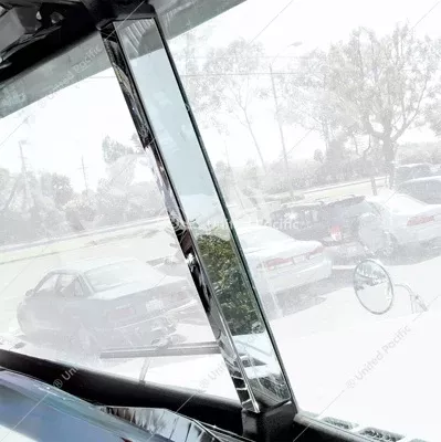 Stainless Steel Freightliner Center Windshield Post Trim