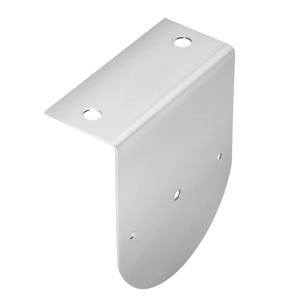 Stainless Steel L Bracket w/ Single 3-1/2" Round Light, Dual Functions