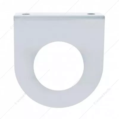 Stainless Steel Light Bracket with Single 2" Light Cutout