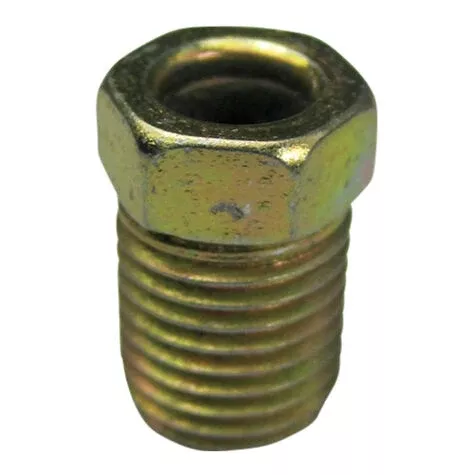 Standard Steel Inverted Flare Tube Nut - 3/16" Tube x 3/8"-24 Thread - 10 Pack