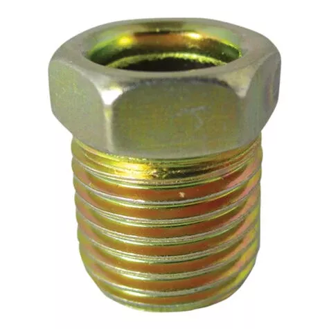 Standard Steel Inverted Flare Tube Nut - 5/16" Line - 1/2"-20 Thread - 10 Pack