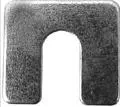 Steel Body Shim Bright Zinc Finish 1/8" Thick, 3/8" Slot, 1 1/4" x 1 1/8"
